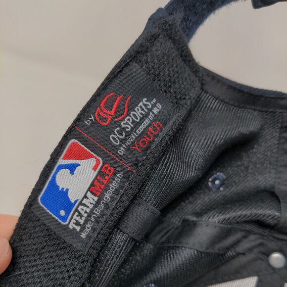 Team MLB Boy's Strapback Hat Blue Embroidered Boston Red Sox Logo Adjustable - Picture 7 of 7